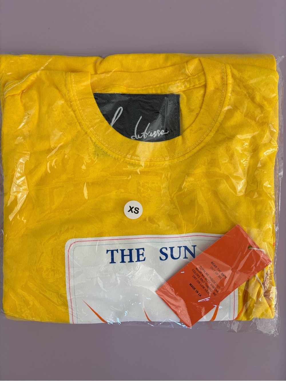 NWT La Detresse Strength Electric Long-Sleeve “The Sun” Top XS Extra Small - Picture 4 of 5